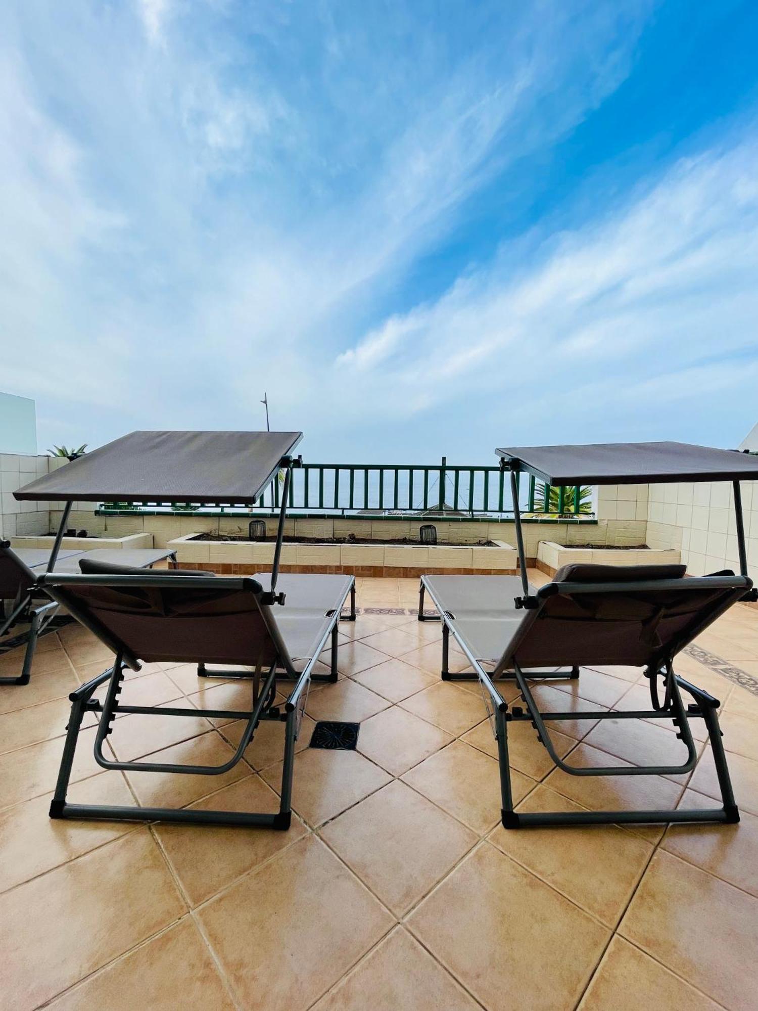 1St Line Sea View - Plaza Apartment Puerto de Santiago  Luaran gambar